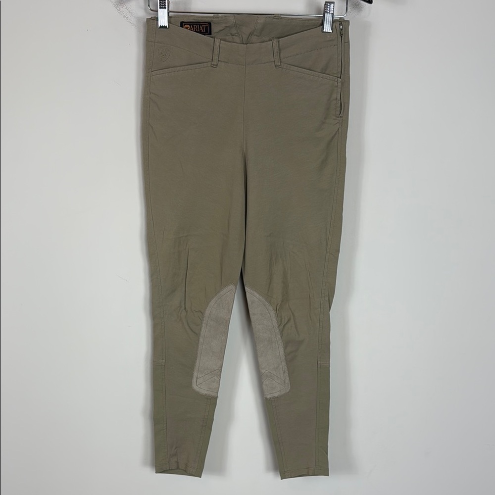 Ariat All  Circuit Tan Equestrian Pants Girls Size 16‎